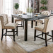Sania 5 Pc Counter Ht Table Set Rustic - Marjories Furniture (Las Vegas, NV)