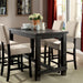 Sania 5 Piece Counter Ht Table Set - Marjories Furniture (Las Vegas, NV)