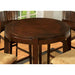 Ottawa Round Dining Table Brown - Marjories Furniture (Las Vegas, NV)