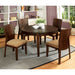 Ottawa Round Dining Table Brown - Marjories Furniture (Las Vegas, NV)