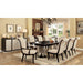Ornette Espresso/Champagne Dining Table - Marjories Furniture (Las Vegas, NV)