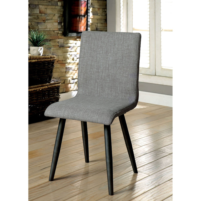 Vilhelm I Gray Side Chair (2/CTN) - Marjories Furniture (Las Vegas, NV)