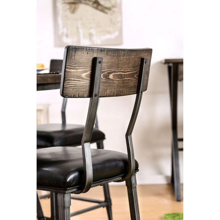 Mullane Weathered Gray Counter Ht. Table - Marjories Furniture (Las Vegas, NV)