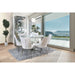 Izzy Silver/White Side Chair, White (2/CTN) - Marjories Furniture (Las Vegas, NV)