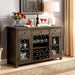 PAULINA Rustic Walnut Dining Table - Marjories Furniture (Las Vegas, NV)