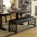 PAULINA Rustic Walnut Dining Table - Marjories Furniture (Las Vegas, NV)