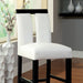 LUMINAR II Black/White Counter Ht. Chair (2/CTN) - Marjories Furniture (Las Vegas, NV)