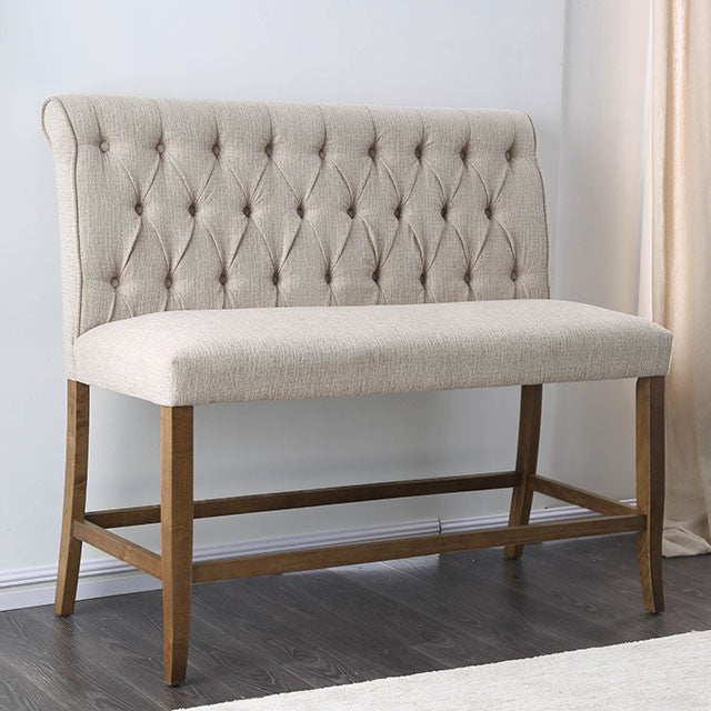 Sania Counter Ht. Bench - Marjories Furniture (Las Vegas, NV)