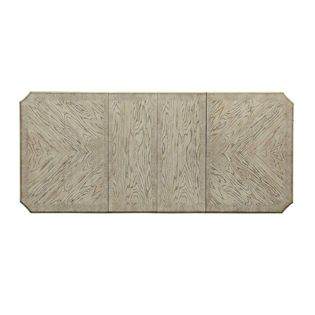 HOLCROFT Antique White/Ivory Dining Table - Marjories Furniture (Las Vegas, NV)