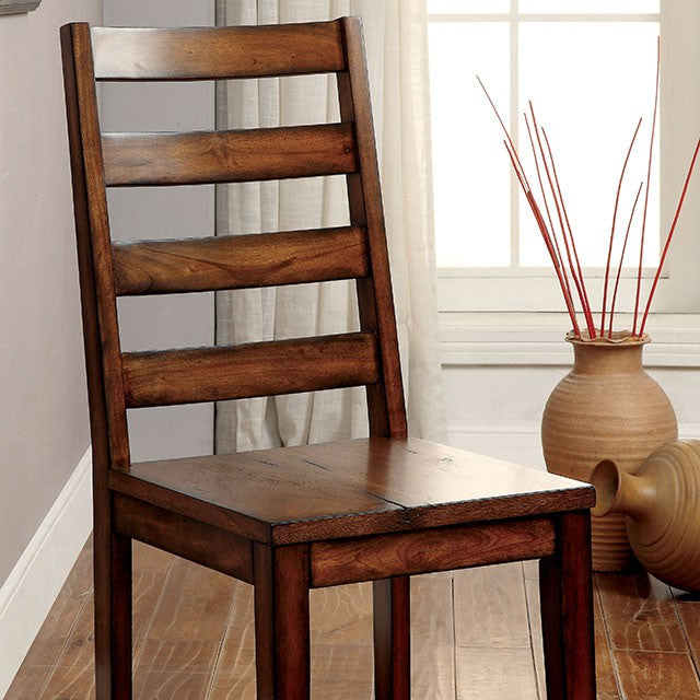 MADDISON Tobacco Oak Side Chair (2/CTN) - Marjories Furniture (Las Vegas, NV)