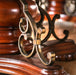 Lucie Brown Cherry Dining Table - Marjories Furniture (Las Vegas, NV)
