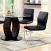 LODIA I Black Round Table - Marjories Furniture (Las Vegas, NV)