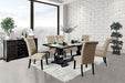 Nerissa 7 Pc Dining Table Set - Marjories Furniture (Las Vegas, NV)