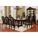 Rosalina Walnut/Beige Side Chair (2/CTN) - Marjories Furniture (Las Vegas, NV)