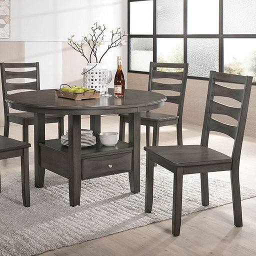 Caprice Dining Table Grey - Marjories Furniture (Las Vegas, NV)