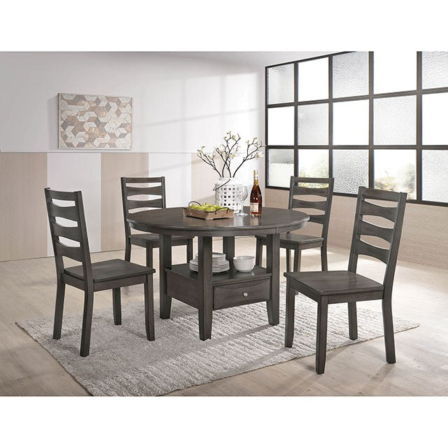 Caprice Dining Table Grey - Marjories Furniture (Las Vegas, NV)