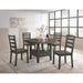 Caprice Dining Table Grey - Marjories Furniture (Las Vegas, NV)