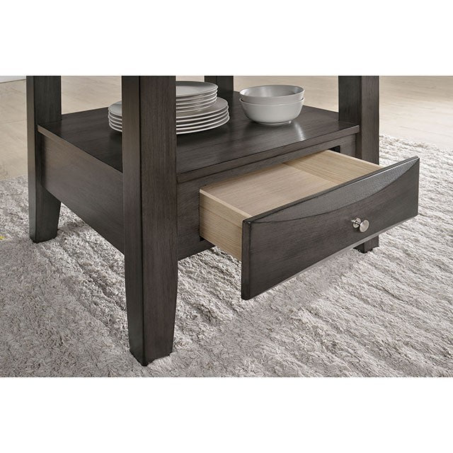 Caprice Dining Table Grey - Marjories Furniture (Las Vegas, NV)