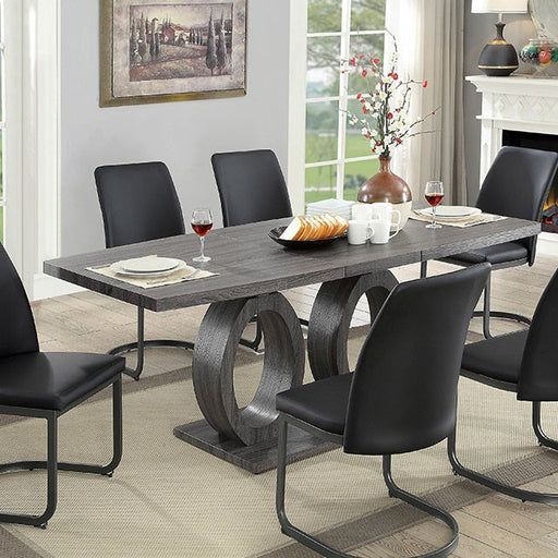 Saskia 7 Pc Dining Table Set - Marjories Furniture (Las Vegas, NV)