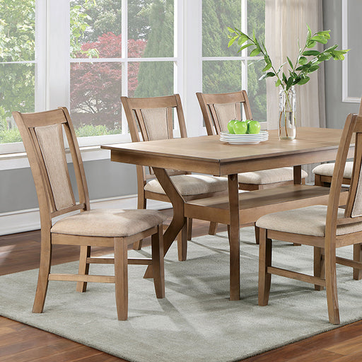 Upminster 7 Pc Dining Table Set - Marjories Furniture (Las Vegas, NV)