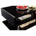 Ninove Black/Chrome End Table - Marjories Furniture (Las Vegas, NV)