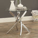 LAILA Chrome End Table - Marjories Furniture (Las Vegas, NV)