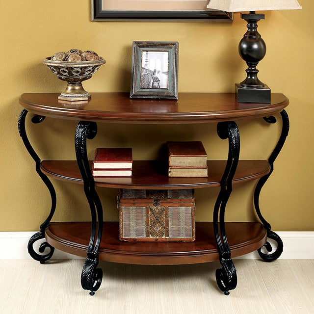 MAY Brown Cherry Sofa Table - Marjories Furniture (Las Vegas, NV)