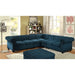 Stanford Armless Chair Teal - Marjories Furniture (Las Vegas, NV)