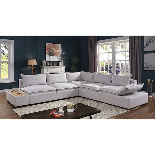 Arlene Sectional White - Marjories Furniture (Las Vegas, NV)