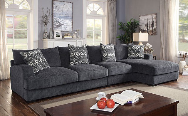 Kaylee Large L-Sectional w/ Right Chaise - Marjories Furniture (Las Vegas, NV)