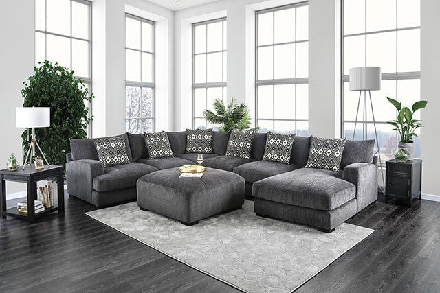 Kaylee U-Sectional w/ Right Chaise - Marjories Furniture (Las Vegas, NV)