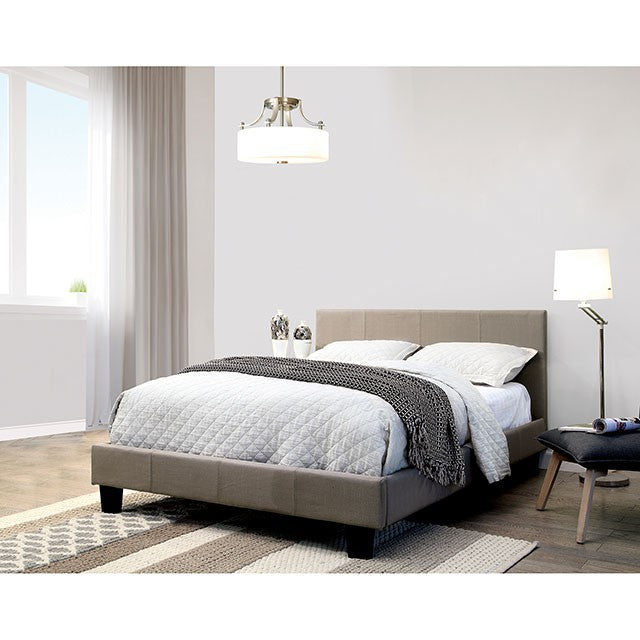 Sims Bed Grey & Black - Marjories Furniture (Las Vegas, NV)