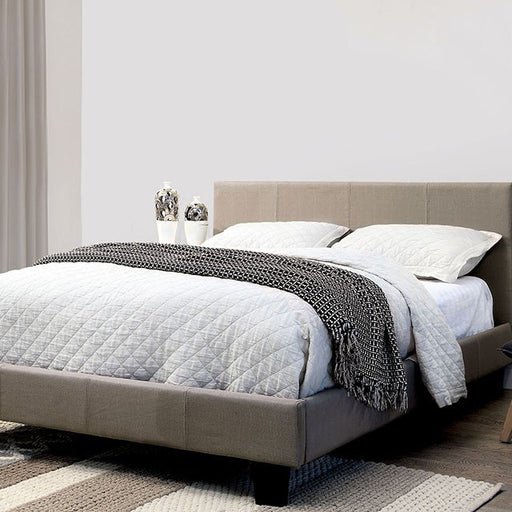 Sims Bed Grey & Black - Marjories Furniture (Las Vegas, NV)
