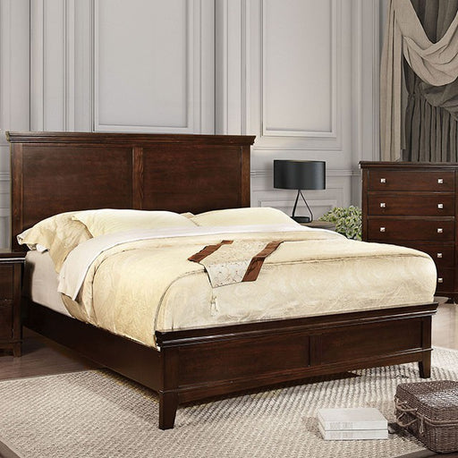 Spruce Full & Queen Bed Chrome & Expressso - Marjories Furniture (Las Vegas, NV)