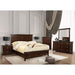 Spruce Full & Queen Bed Chrome & Expressso - Marjories Furniture (Las Vegas, NV)