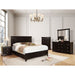 Spruce Bed Chrome & Expresso - Marjories Furniture (Las Vegas, NV)