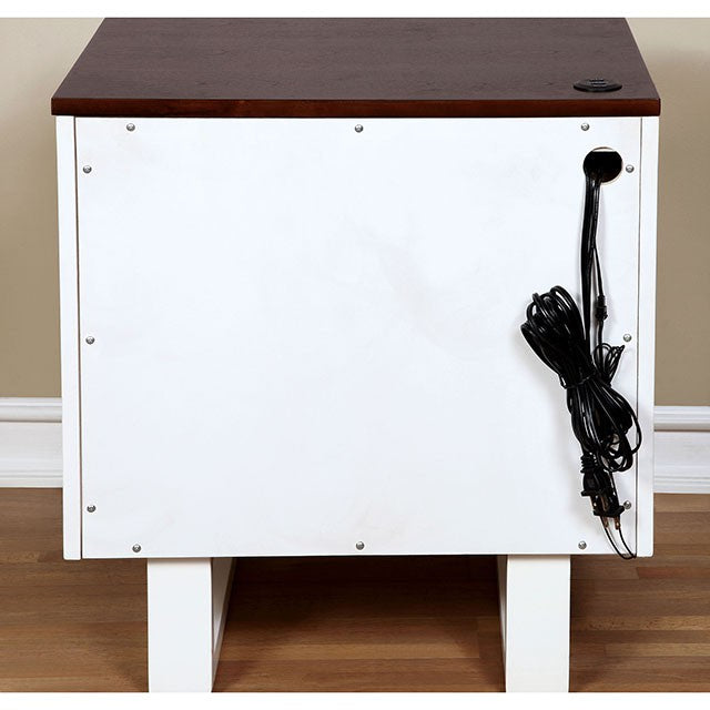 Meredith Night Stand w/ USB Outlet - Marjories Furniture (Las Vegas, NV)