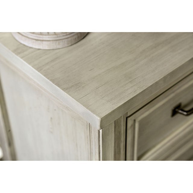 Tywyn Antique White Night Stand - Marjories Furniture (Las Vegas, NV)