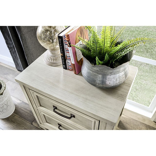 Tywyn Antique White Night Stand - Marjories Furniture (Las Vegas, NV)