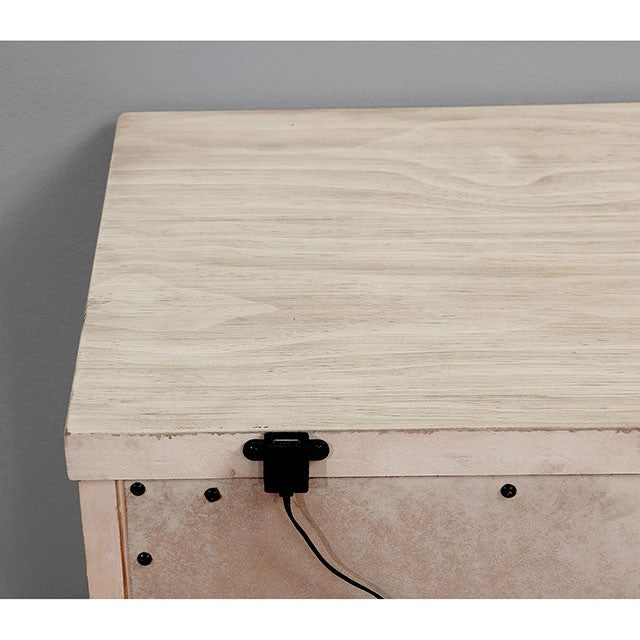 Tywyn Antique White Night Stand - Marjories Furniture (Las Vegas, NV)