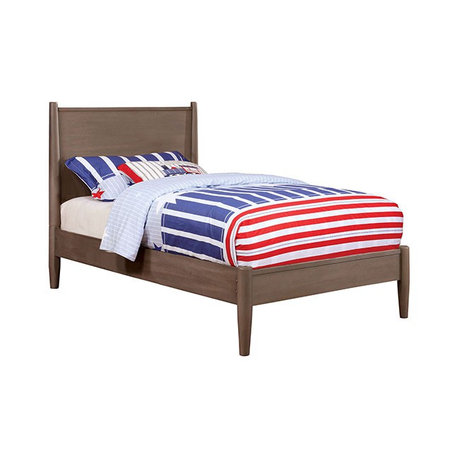 Lennart Bed Oak, Black, Gray, & White - Marjories Furniture (Las Vegas, NV)