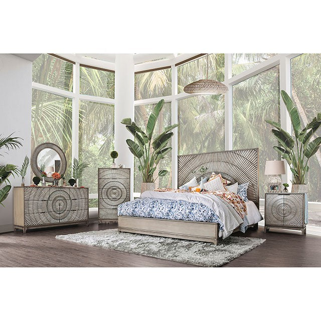 Kamalah Cal.King & Cal.King Bed - Marjories Furniture (Las Vegas, NV)
