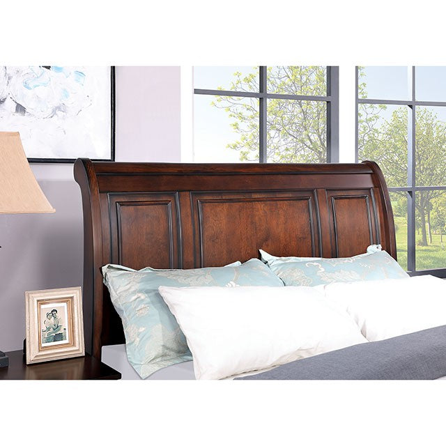 Wells Queen Bed Chrome - Marjories Furniture (Las Vegas, NV)