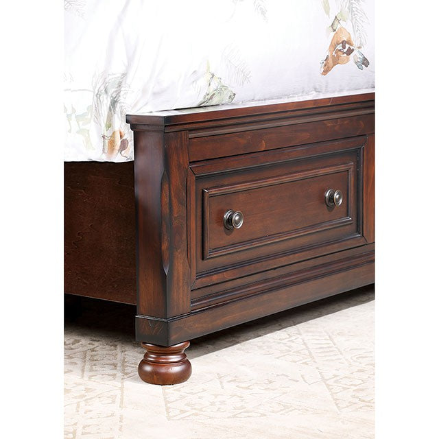 Wells Queen Bed Chrome - Marjories Furniture (Las Vegas, NV)
