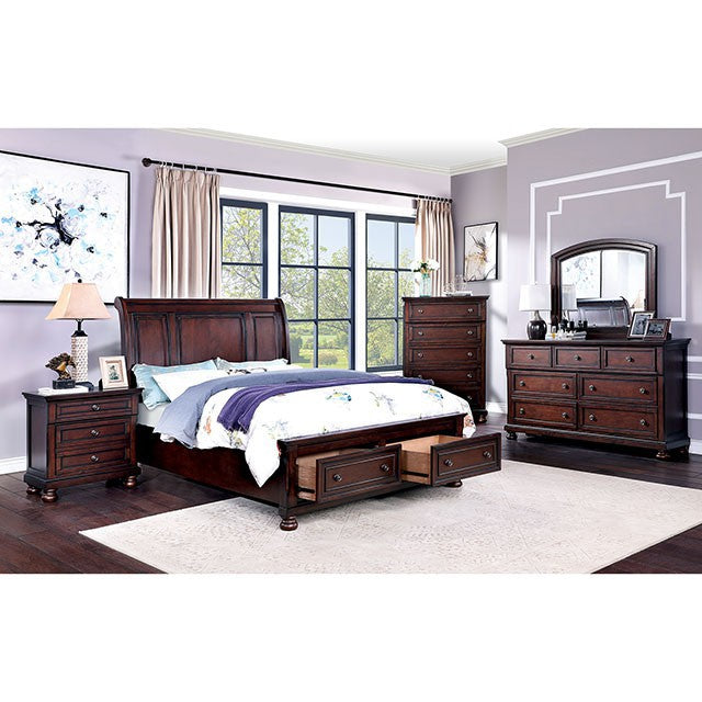Wells Queen Bed Chrome - Marjories Furniture (Las Vegas, NV)