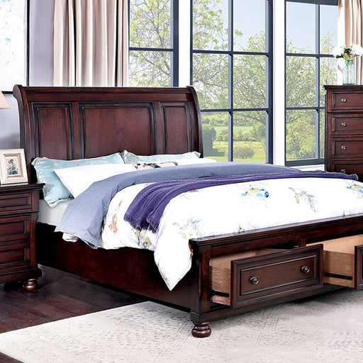 Wells Queen Bed Chrome - Marjories Furniture (Las Vegas, NV)