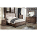 Hutchinson Rustic Natural Tone/Beige Cal.King Bed - Marjories Furniture (Las Vegas, NV)
