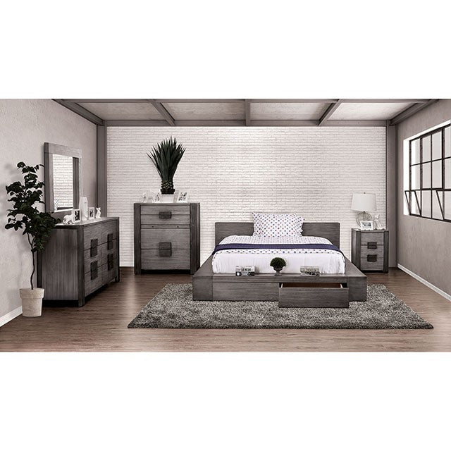 Janeiro E.King Bed - Marjories Furniture (Las Vegas, NV)