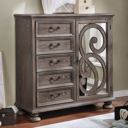 Lysandra Armoire Brown - Marjories Furniture (Las Vegas, NV)