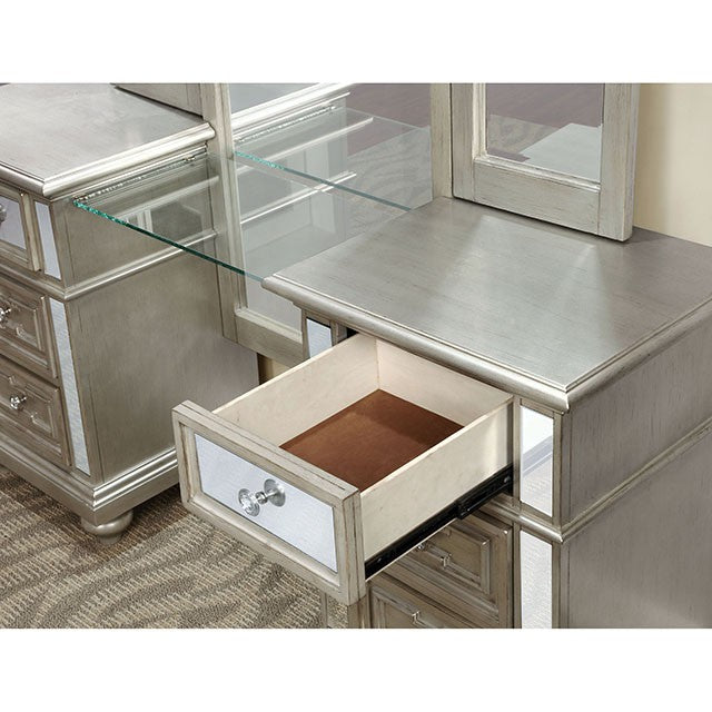 Salamanca Vanity W/ Stool - Marjories Furniture (Las Vegas, NV)